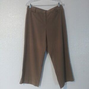 Christopher & Banks women's size 12 tan stretch pants